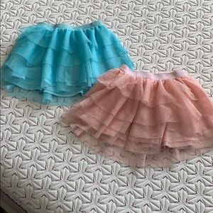 Justice Girls lace skirts